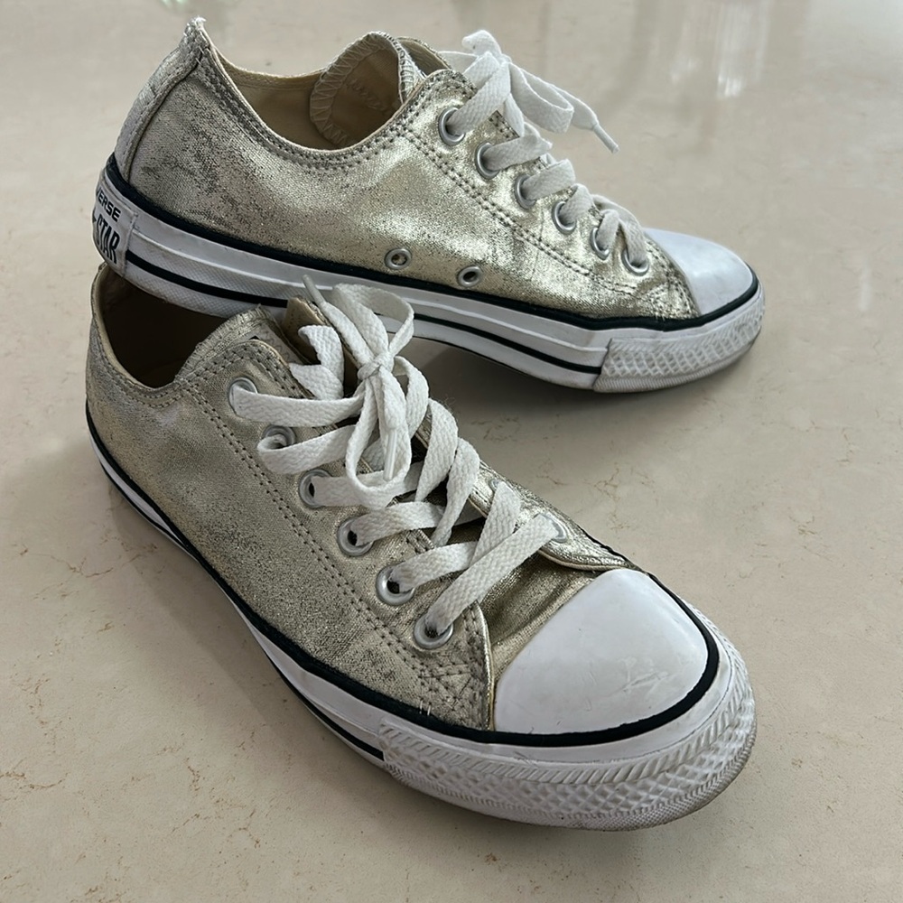 Converse Gold Chuck Taylors